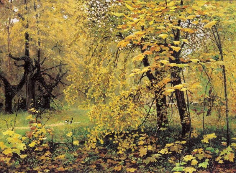 Ilya Ostroukhov  Golden Autumn